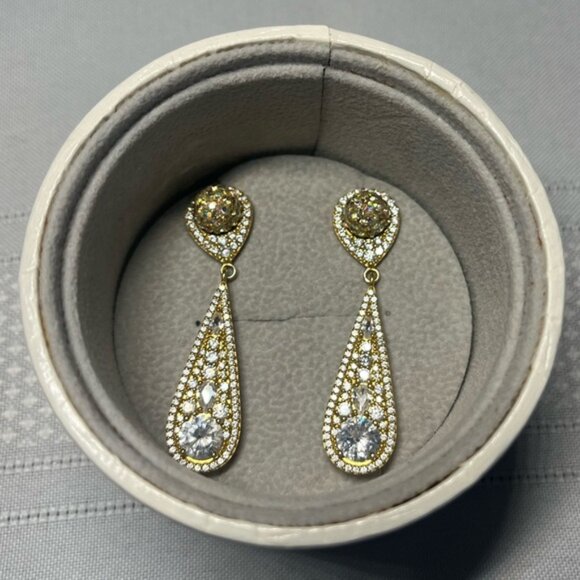 Hillberg  Berk sparkle ball earrings Two piecesstuds can be worn alone - Picture 2 of 4
